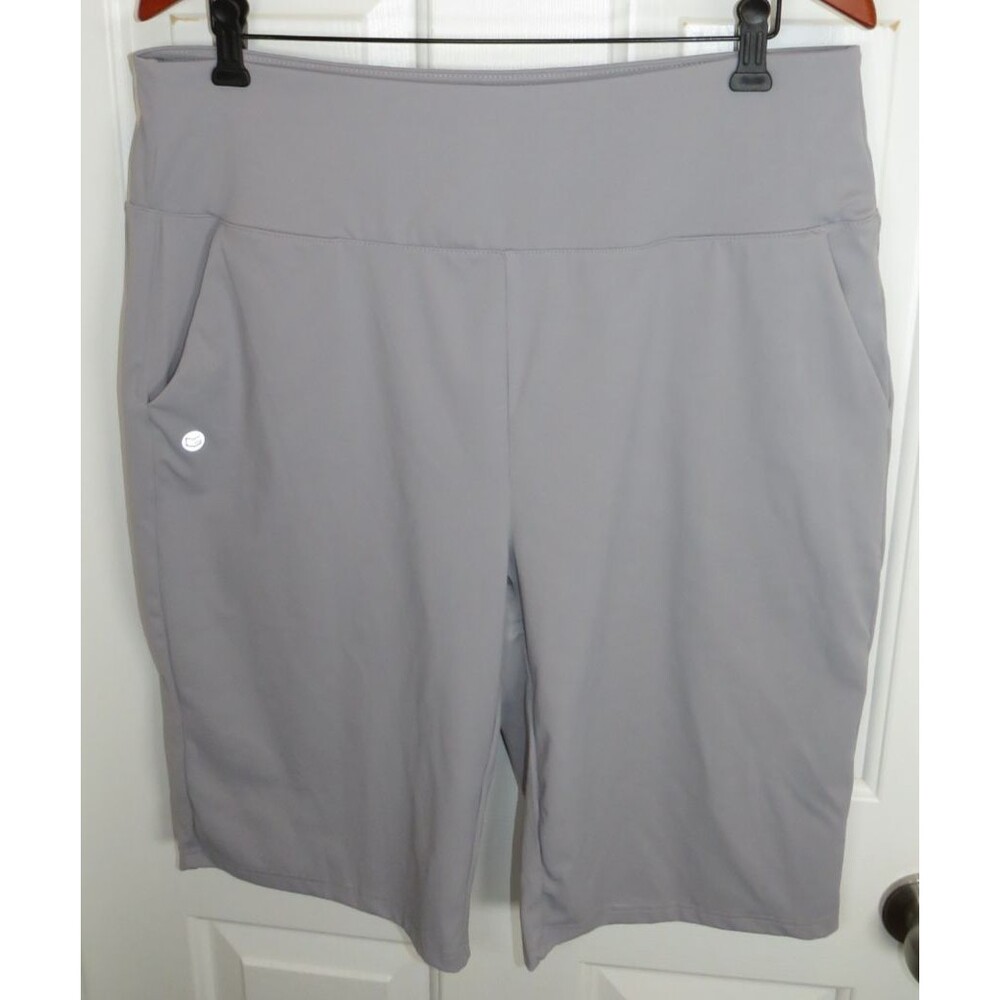 *NWT* G-Gradual Women's Bermuda 12" Inseam Shorts High Waist Pull On 2XL
